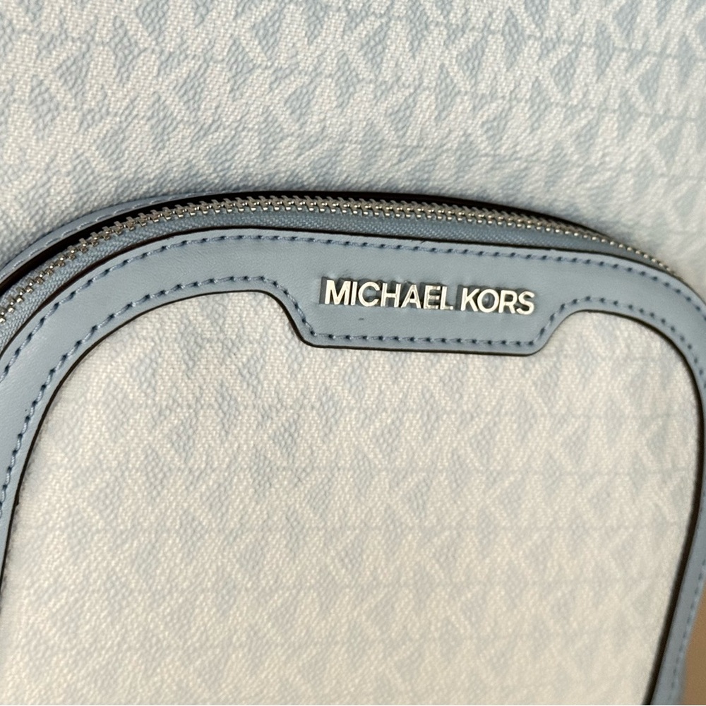 Michael Kors Jaycee MD Backpack MK Ombré Blue Multi - Picture 13 of 14